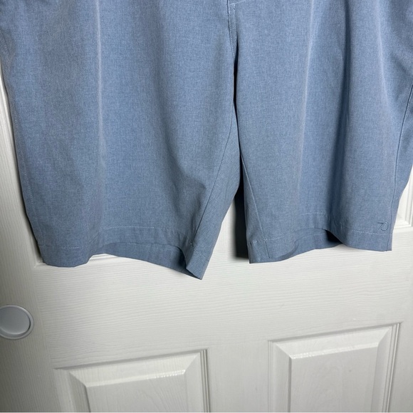 7 Diamonds Shorts Mens 42 Blue Performance Dynamic Bermuda Golf Casual 10” - Picture 4 of 13